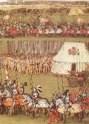 unknow artist Cavalry and pikemen assembled at Therouanne in 1513 for the meeting between Henry VIII and the Emperor Maximilian I Spain oil painting artist